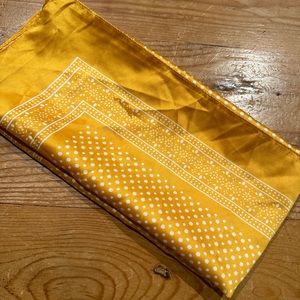 Best ask a scarf, head band or your purse